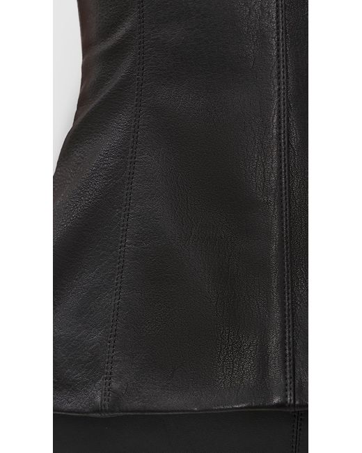 Jonathan Simkhai Black Tyla Bustier Top