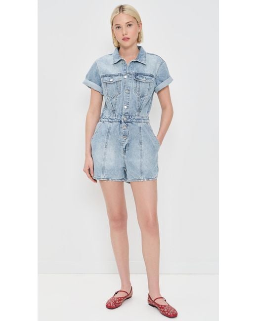 DAZE Blue Topanga Romper