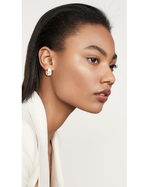 Tory burch huggie hoop cheap earrings