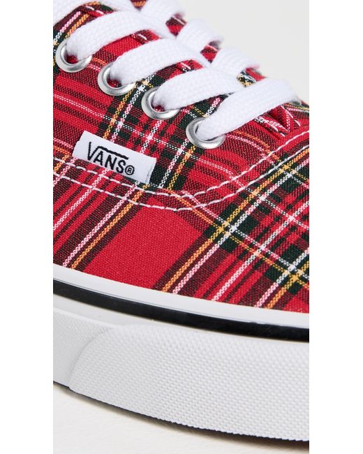 Vans Red Authentic Sneakers