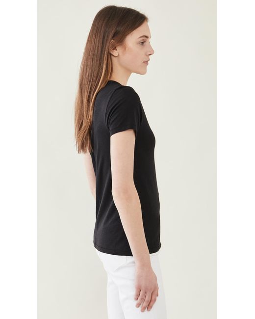 Rag & Bone Black The Vee Tee