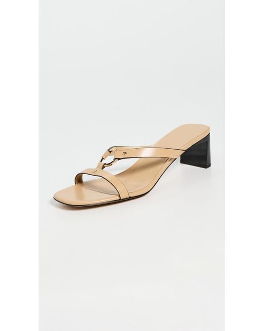 Tory Burch Black Ring Heel Sandals