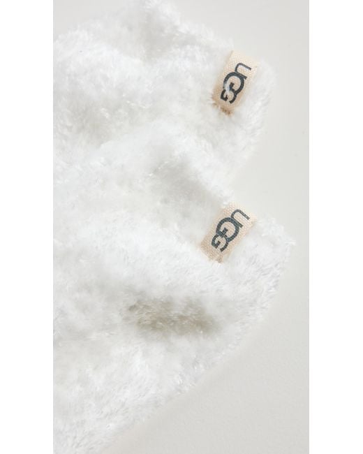 Ugg White Leda Cozy Socks