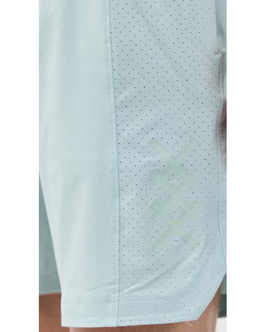 Rhone Blue Lined Backspin Shorts 7 for men