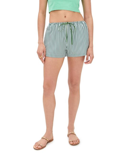 Bailey Rose Blue Striped Shorts