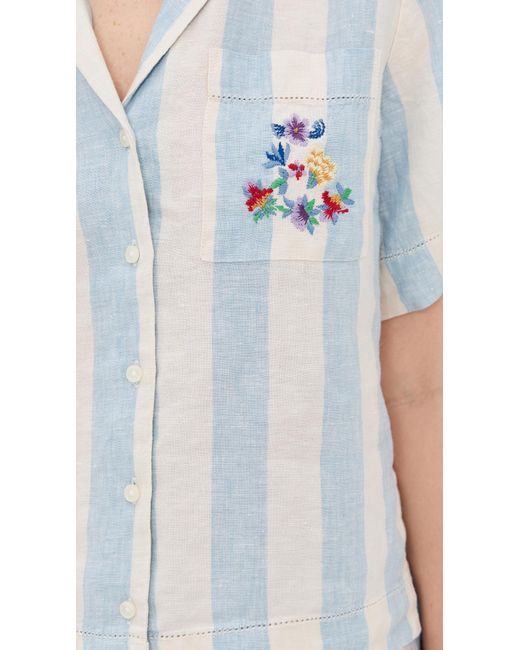 Birds Of Paradis White Nico Shirt