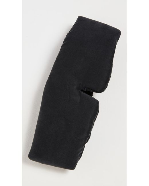 Lunya Black Washable Silk Eye Mask