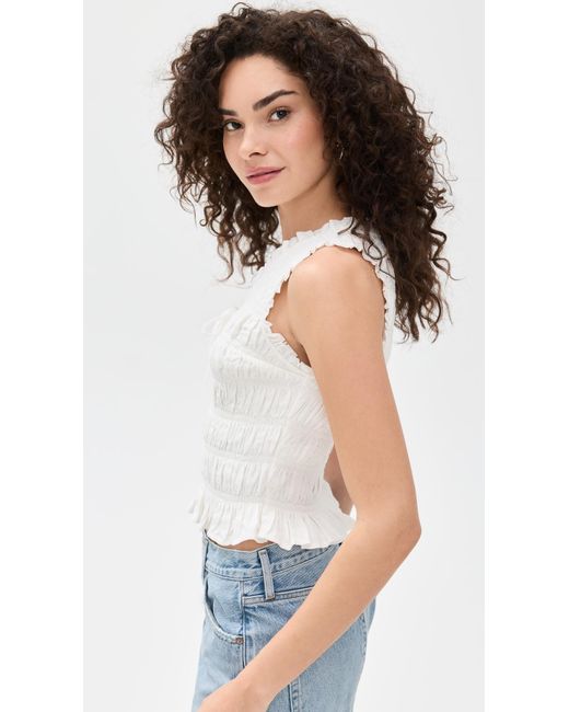 PAIGE White Devi Top