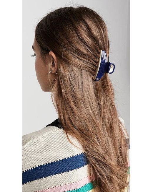Alexandre De Paris Pince Medium Hair Clip in Blue Lyst