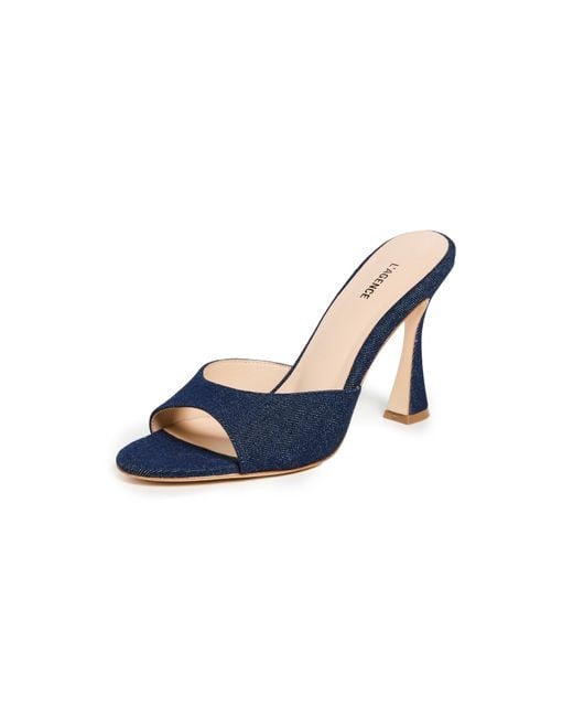 L'Agence Blue Avery Sandals