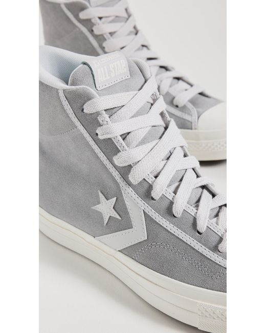 Converse White Star Player 76 Suede Sneakers for men