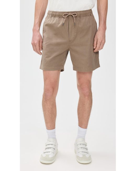 Faherty Brand Natural Essential Drawstring Shorts for men
