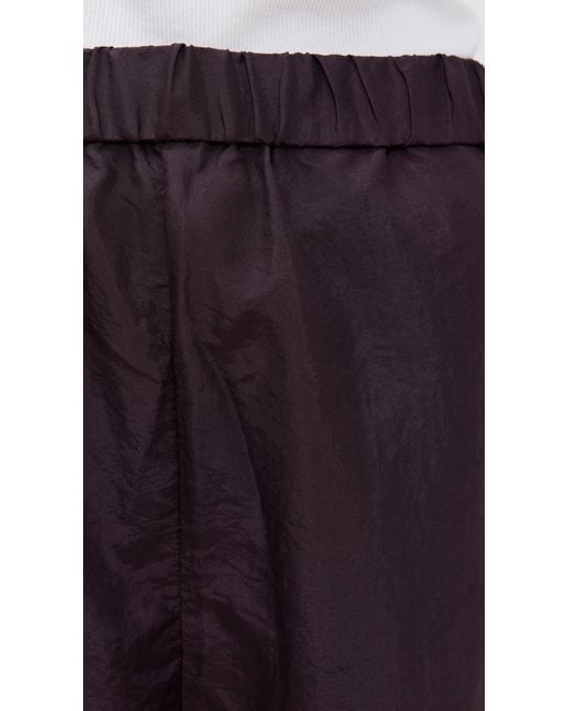 Tibi Blue Petite Crispy Nylon Winslow Pants