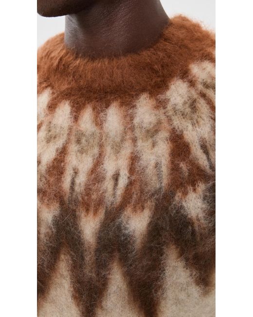 Isabel Marant Brown Nicolas Pullover for men
