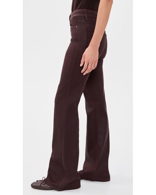 PAIGE Multicolor Coated Sofia Flared Jeans