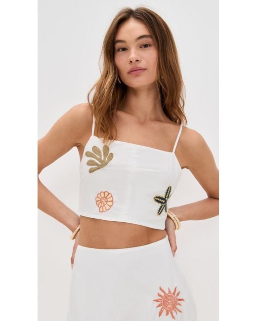 Cleobella Black Sage Top