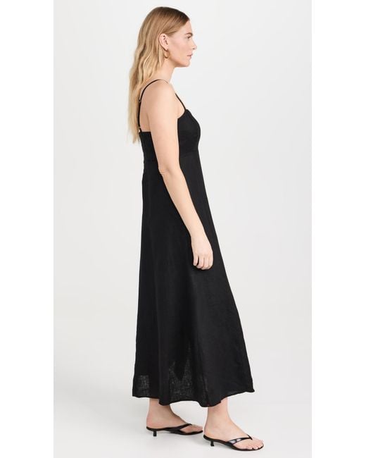 Xirena Black Daryl Linen Dress