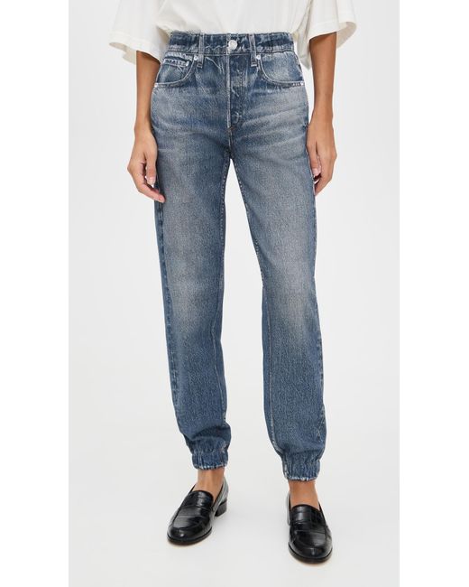 Rag & Bone Blue Miramar Terry Jogger Pants
