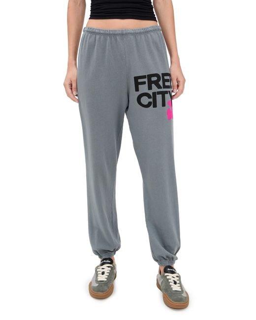 Shopbop White Free City Sweatpants Freecity Women's Black Large