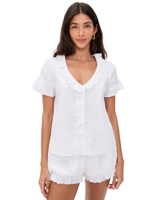 Posse White Ezra Blouse