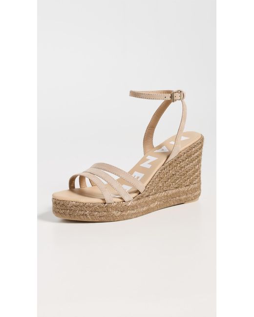 Manebí Multicolor Three Bands Wedge Espadrilles