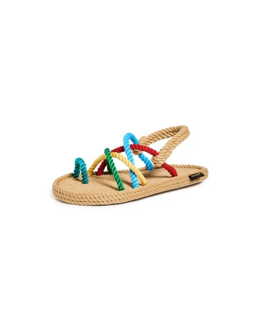 Bohonomad Multicolor Ibiza Rope Sandals
