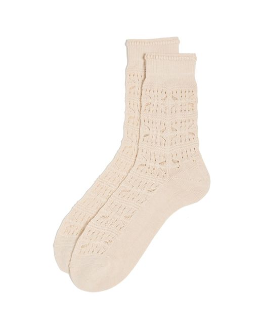 Falke White Granny Socks