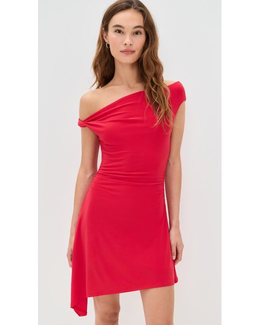 Sandy Liang Red Riverton Dress