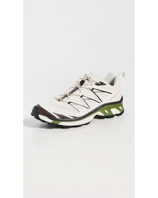 Salomon White Xt-6 Expanse Canvas Sneakers
