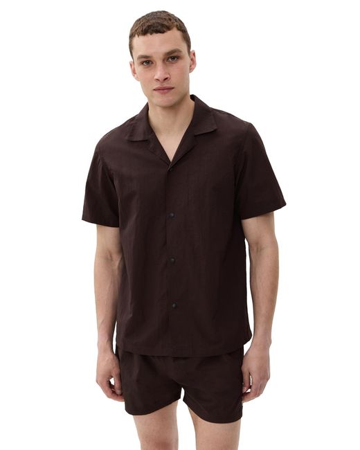 AUTO-REPLY Black Alex Nylon Shirt for men