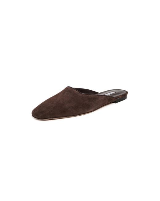 Emme Parsons Black Flat Mules