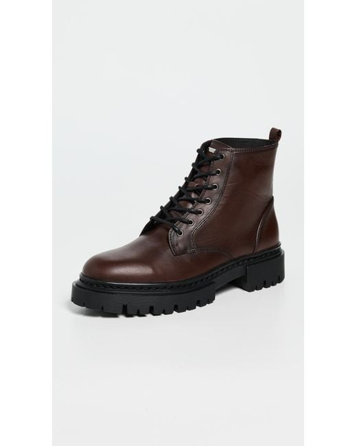 Staud Brown Henry Combat Boots