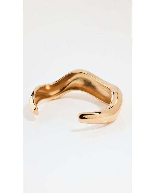 Agmes White Large Astrid Cuff