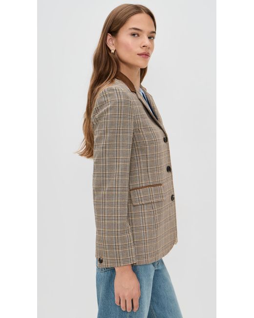 Rag & Bone Multicolor Evia Plaid Blazer