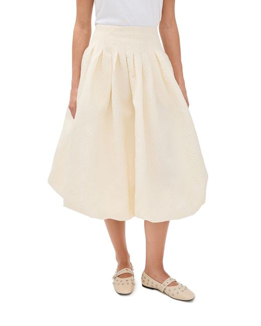Sea Natural Fayetta Embossed Bubble Skirt
