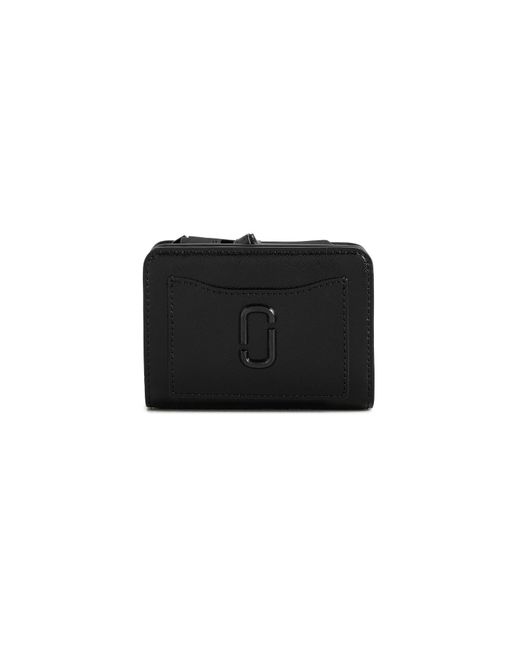 Marc Jacobs Black The Utility Snapshot Tonal Crossbody Compact Wallet