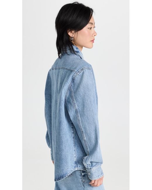 Khaite Blue Argo Top