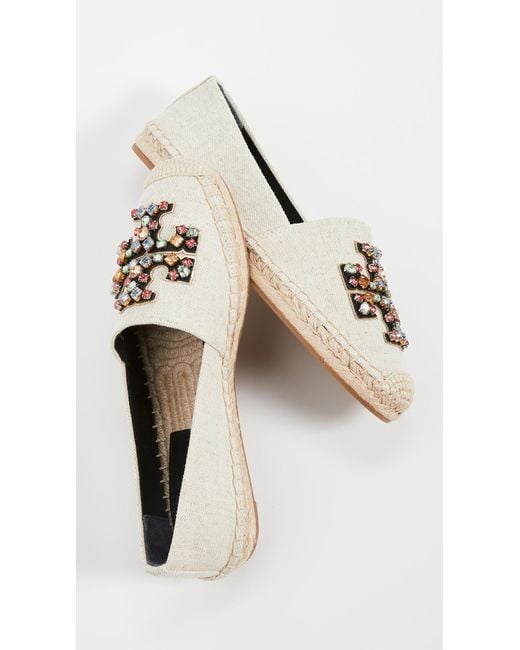 Tory Burch Multicolor Ines Embellished Espadrilles