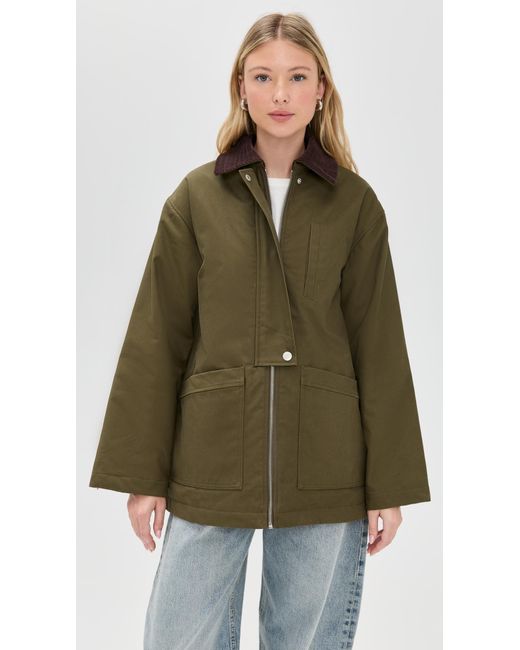 ALIGNE Women´s Green Oak Coat long coats