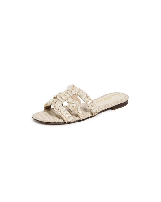 Sam Edelman White Bay Stone Slides