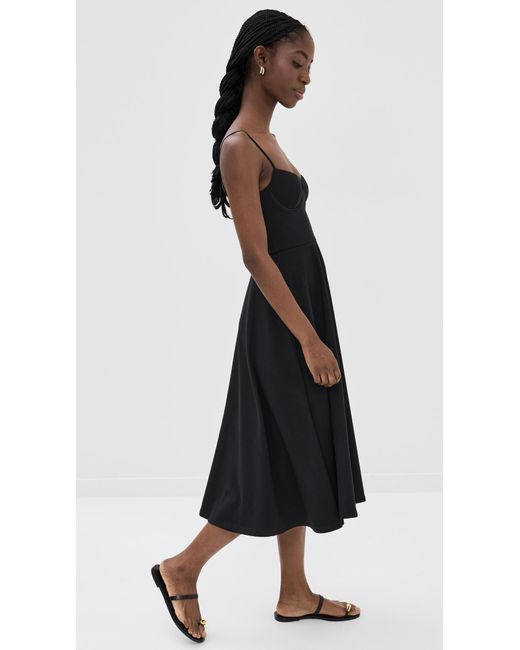 Reformation Black Serene Knit Dress