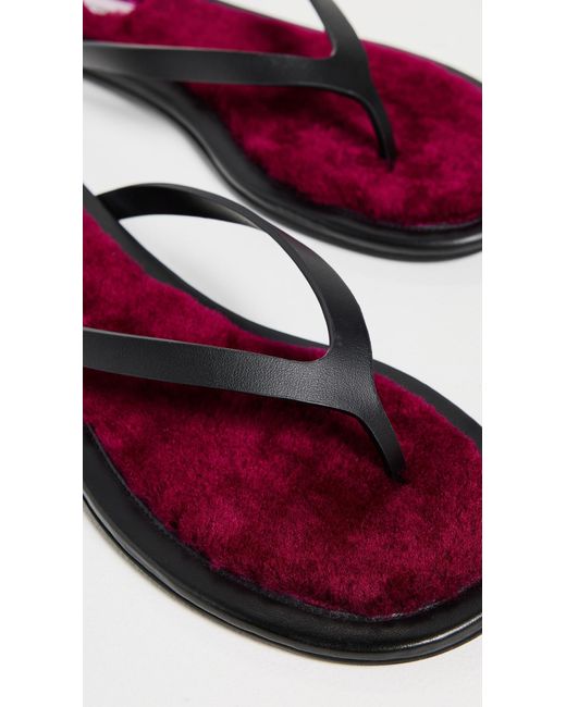 Christopher Esber Black Joan Flip Flops