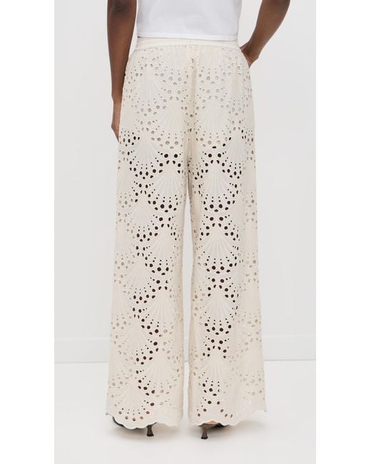 Kivari White Piper Pants