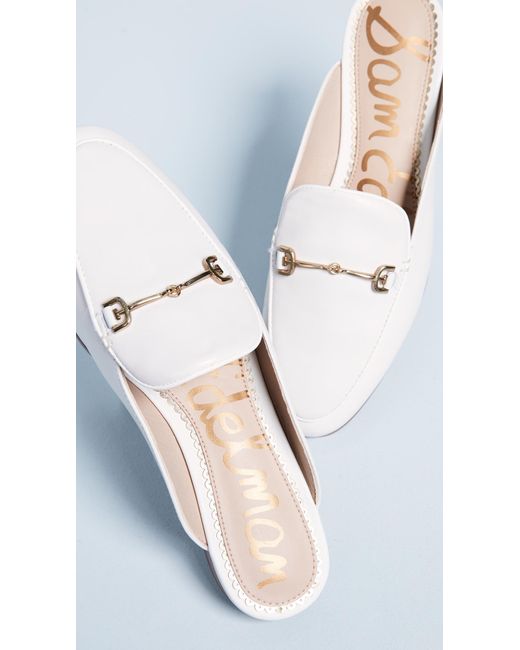 sam edelman mules white