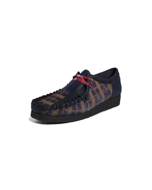 Clarks Blue Nicholas Daley X Originals Wallaby Loafers for men