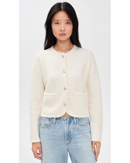 Splendid White X Cella Jane Button Up Cardigan