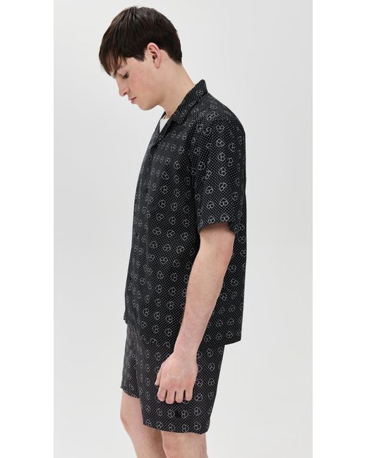 Carhartt Black Short Sleeve Furoshiki Shirt for men