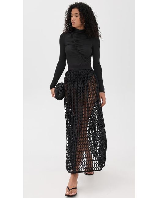 Maylé Vásquez Black Caverna Bodysuit