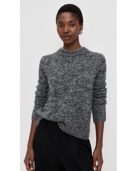 Vince Black Marled Crew Neck