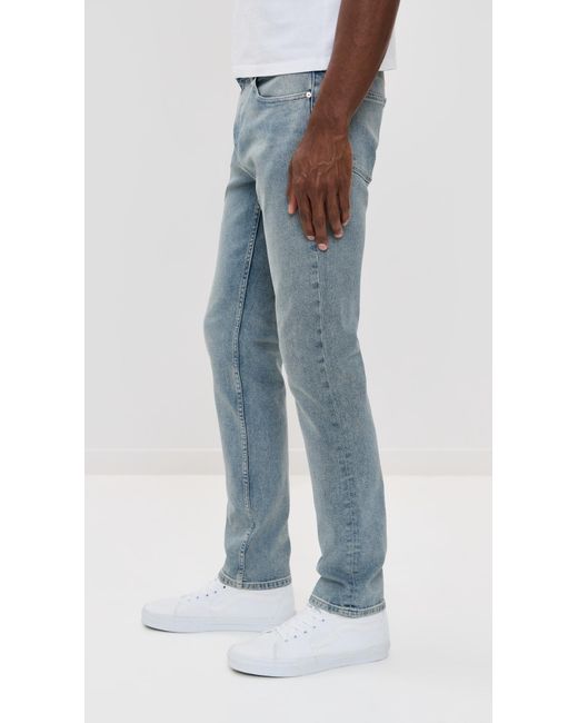 PAIGE Blue Federal Heritage Slim Straight Jeans for men